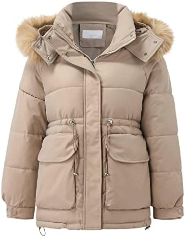 XiLOCCER WOTESS Zimske haljine kaputi 2022 Jakna kamiondžija Slatke jakne za žene najbolja šarena jakna s krznom kaput od