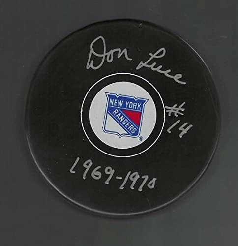Don Luce je potpisao i napisao pak Njujorški Rangers - NHL pakove s autogramima