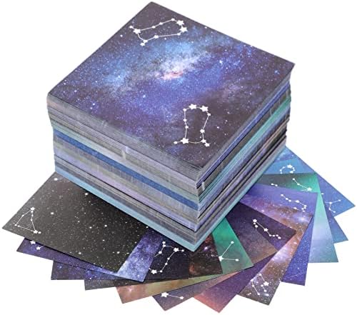 Coheali Oragami papir 600 listova origami papir dvostrani dvanaest zviježđa Galaxy Space Stars zvijezde origami kvadrat listovi