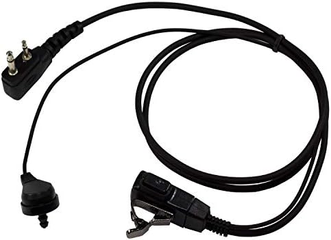 HQRP 2-pinski akustička cijevni slušalica Slušalice Mikrofon je Kompatibilan sa ICOM IC-F24, IC-F25, IC-F26, IC-F3, IC-F3000