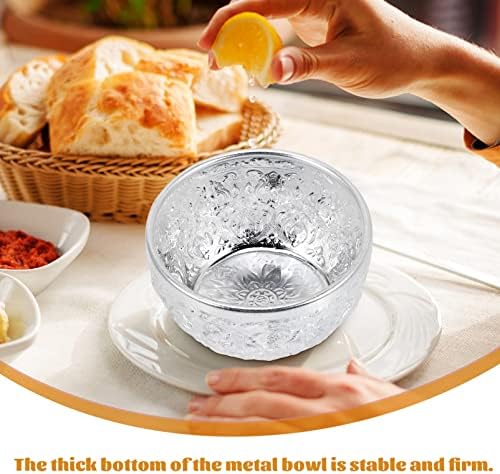 Luxshiny srebro koje nudi zdjelu budistički oltarski tamjan plamenik metalni rizni bazen buddha nudeći ukrase zdjele kineski