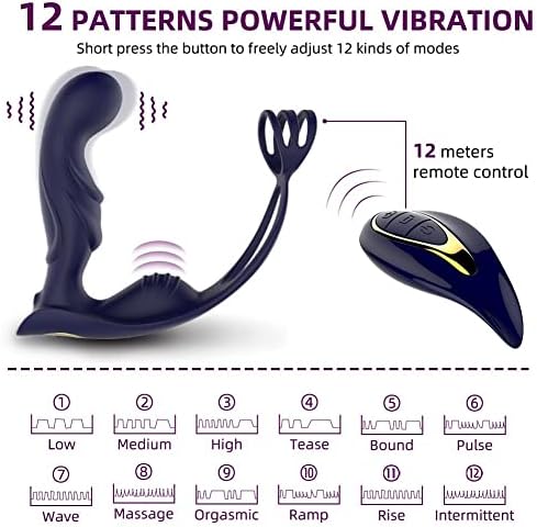 Muški stimulator prostate stimulator bežični daljinski analni čep vibrator kašnjenje ejakulacije penis prsten prst masturbacija