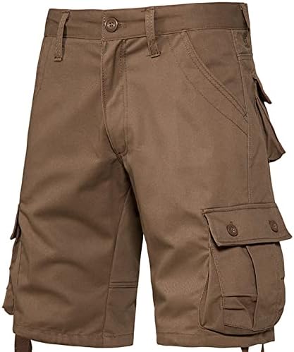 Ozmmyan teretni kratke hlače za muškarce, muške planinarske kratke hlače opuštene ljetne ležerne vanjske multi-džepove trening