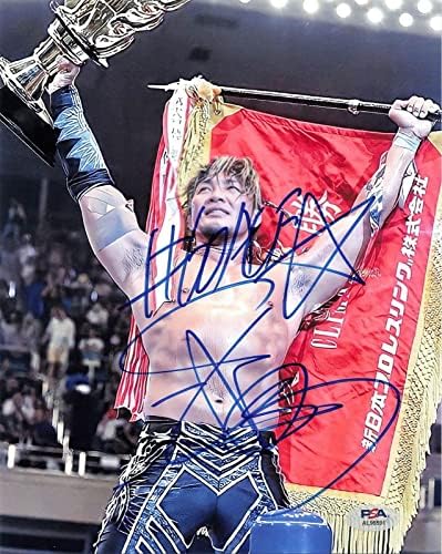 Hiroshi Tanahashi potpisao 8x10 Photo PSA/DNA WWE Autographid Wrestling - Autografirane UFC fotografije