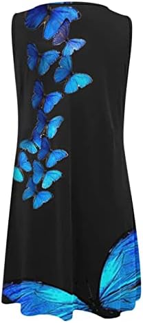 Ženska haljina za plažu 2023 ljetna modna ležerna haljina od tunike bez rukava s cvjetnim dekolteom