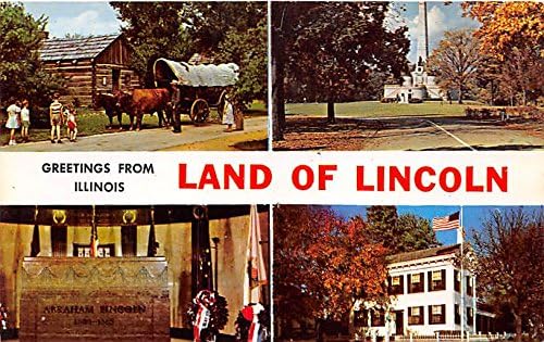 Lincoln, razglednica Illinois