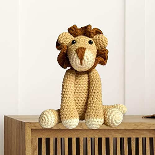 Komplet za kukičanje za početnike-komplet za pletenje životinja s lavom - sve u jednom kompletu za početnike-Pribor za pletenje,
