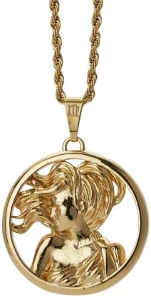 Ogrlice s privjeskom vječni Zodijak - astrološki nakit od pravog zlata od 24 karata-Božićni poklon za njega i nju-jedinstveni