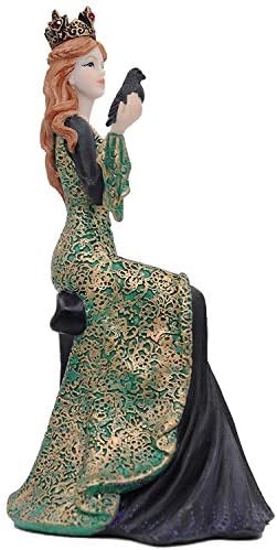 Udoban sat irski princeza kolekcija 7 ”kraljica zelena haljina s figuricom za smolu s vranom za Dan svetog Patrika i svakodnevna