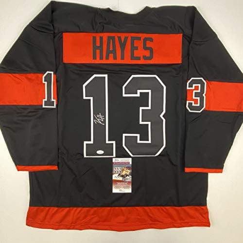 Autografirani/potpisani Kevin Hayes Philadelphia crni hokejski dres JSA CoA