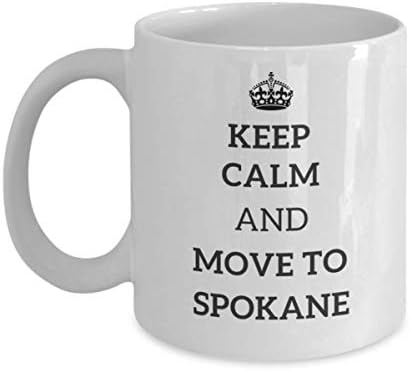 Budite mirni i pređite na šalicu čaja Spokane čaj putnika prijatelja prijatelja poklon washington putničke šalice