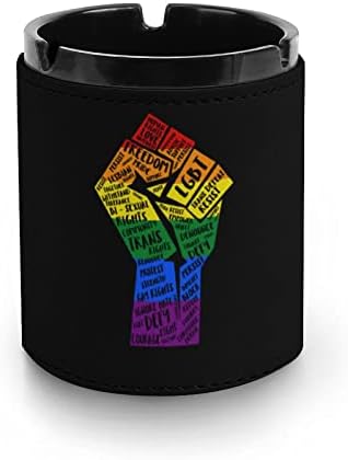 LGBT gay ponos smiješna pu kože ashtray cigarete držač ladice za pepeo pepela za ukrašavanje automobila u kućnom uredu