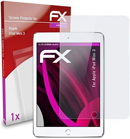 ATFOLIX plastično staklo Zaštitni film Kompatibilan s Apple iPad Mini 3 stakleni zaštitnik, 9h hibrid-staklena fx staklena