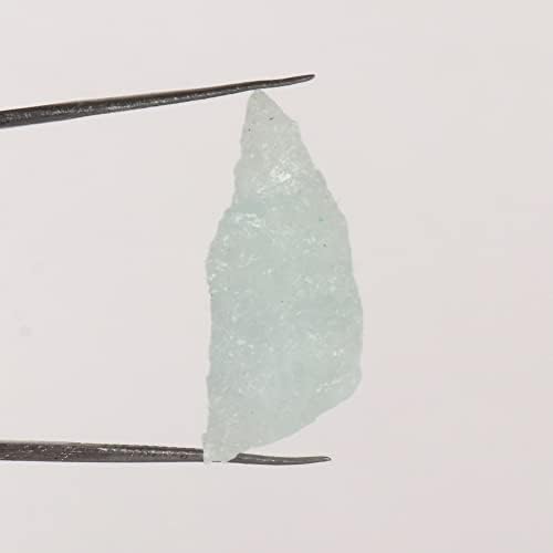 Gemhub 15,95 CT A Aqua Sky Aqua Sky Aquamarine Gruba kristalna prirodna čakra labava draguljasti kristal za iscjeljivanje