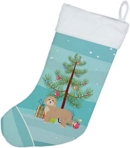 Caroline's blaga ck3810cs canachon božićno drvce božićna čarapa, kamin viseće čarape božićna sezona zabava dekor obiteljski