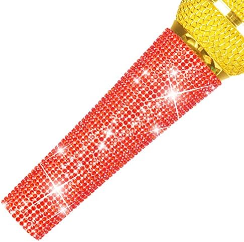 Crveni rukav Olovke za mikrofon od 958 kompatibilan je s ožičenim mikrofonom od 958, zamjenskim poklopcem od 58, svjetlucavim