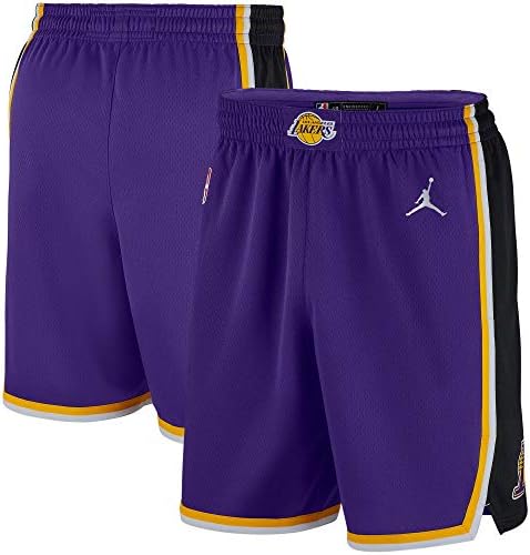 Los Angeles Lakers NBA Jordan Brand Boys Youth 8-20 Purple Izjava izdanje Swingman kratke hlače