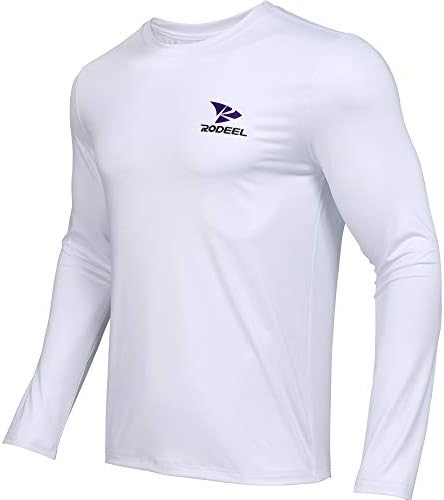 Rodeel Marlin Premium ribolovna košulja s +50 UPF zaštita od sunca za prozračnu košulju dugih rukava za muškarce