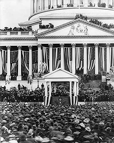 Pritisni. William McKinley 1901 Inauguracija 11x14 Silver Halonide Photo Print