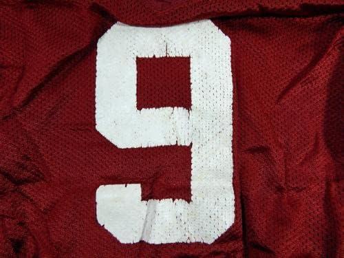 San Francisco 49ers 9 Igra se koristi Red Practice Jersey 44 DP47026 - Nepotpisana NFL igra korištena dresova