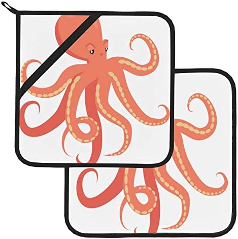 Kawaii Smiješna crtana hobotnica dječja toplina otporna na toplinu rezistentna toplinska rezistentna toplina, držač lonca