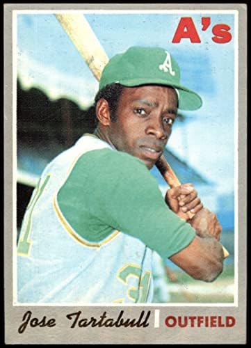 1970. Topps 481 Jose Tartabull Oakland Athletics Dobra atletika