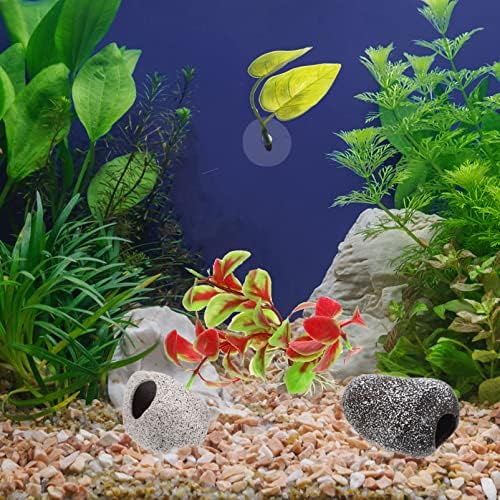 Akvarijski ukrasi za akvarijske Akvarijske biljke realistična plastična vodena biljka s keramičkom podlogom lažni bonsai