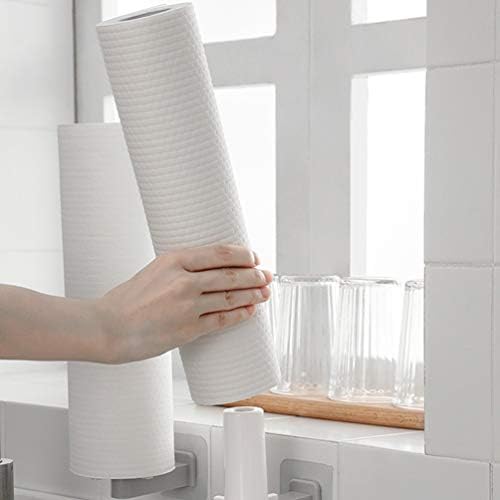Hemoton zidni papirnati držač ručnika 2pcs držač papirnatog ručnika zidni nosač toaletni papir držač za toaletni papir besplatni