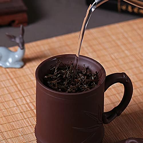 Dodouna retro tradicionalna kineska ljubičasta glina čaj čaj s poklopcem infusera kreativni ručno izrađeni čaj čaj ured za