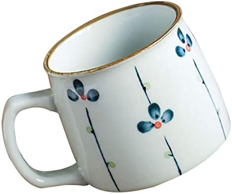 Upkoch 4PCS Vode šalice keramičke ukrasne ručke šik rođendan s dnevnim priborom šalice mlijeko čaj doručak kava za kavu za