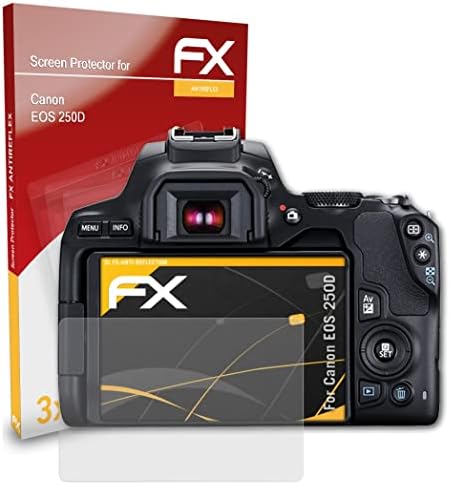 ATFOLIX Zaslon Zaštitnik kompatibilan s Canon EOS 250D / Rebel SL3 Zaštitni film zaslona, ​​anti-refleksni i šok koji apsorbira