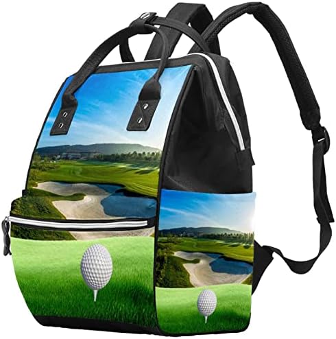 Guerotkr putuju ruksak, vrećice pelena, vrećica s pelena s ruksakom, golf travnjak plavo nebo