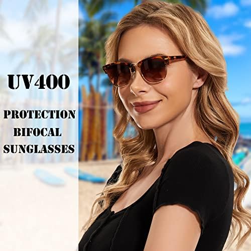3-inčne bifokalne Sunčane Naočale za čitanje za žene i muškarce, Uniseks bifokalne sunčane naočale za čitanje sa zaštitom