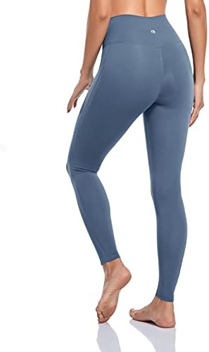 Obalne ruže ženske joga hlače udobne četkane 7/8 dužine visokih struka s nogavicama za vježbanje Sportske tajice s unutarnjim