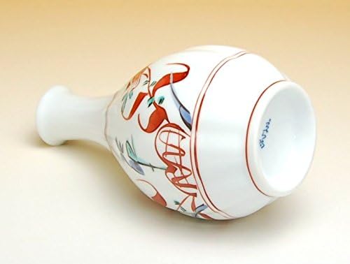 Sake boca Tokkuri 10.1 oz keramika Japanka napravljena u Japanu Arita Imari Ware porculan Nishiki Manreki 2gou