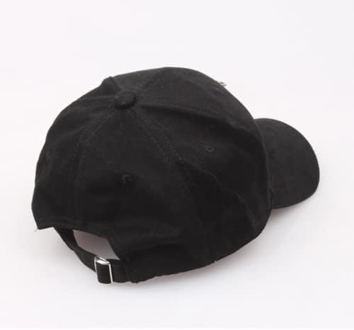 Ženska bejzbolska kapa s crnim/bijelim šeširima za muškarce za muškarce Unisex tata šešir podesiv kpop korejski stil hip