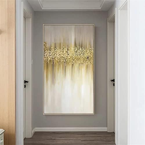 ZSEDP ručno oslikani zlatni list velike veličine nordijski stil ulje slikanje dnevne sobe Slika