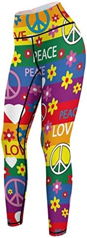 Doinbee Hippie Mir Sign s visokim strukom Yoga hlače gamaša kontrola trbuha Kontrola pune duljine Sportske trke trčanje Capri