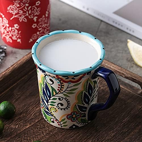 Dodouna japanska ručno oslikana keramička krigla, jednostavna i modna šalica čaj za piće šalica mlijeko šalica za doručak