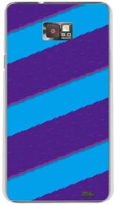 Yesno Sippo Stripe Blue / za Galaxy S II SC-02C / DOCOMO DSCGS2-PCCL-201.