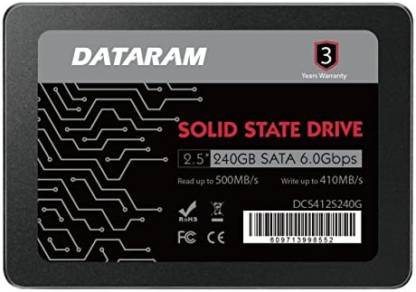Dataram 240 GB 2,5 SSD pogon čvrstog stanja kompatibilan s asrock fatal1ty x99m ubojicom/3.1