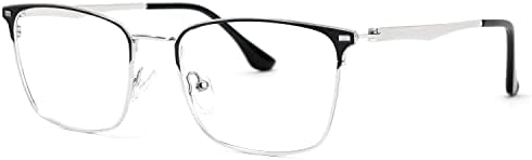 Zeelool Vintage pravokutni naočale Okviri za muškarce s ne-receptom čistim objektivom Annie ZJGM460772