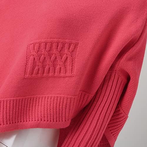 Puloper za kornjače za žene džemper rukav pleteni košulja.
