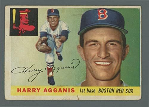 1955. Topps 152 Harry Agganis Boston Red Sox Rookie Baseball Card Niski razred - Slabove bejzbolske karte