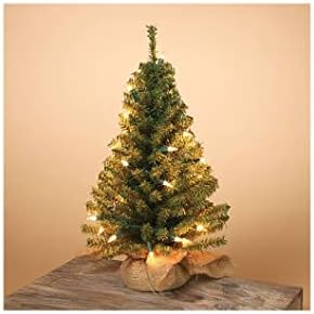 Gerson 264200 PVC Božićno drvce s 148 savjeta u bazi Burlap, visina 18-inčne