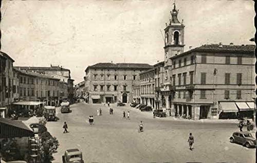 Piazza Giulio Cesare Rimini, Italija originalna Antikna razglednica iz 1947