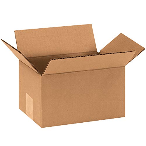 Kutije za pohranu od valovitog kartona od valovitog kartona od 9 do 6 do 5, smeđe / Kraft papir, pakiranje od 25 komada,