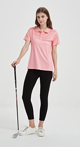Igeekwell ženske golf košulje kratki rukavi s ovratnikom polo majica vlaga wicking lady golf odjeća tiskan teniski sport