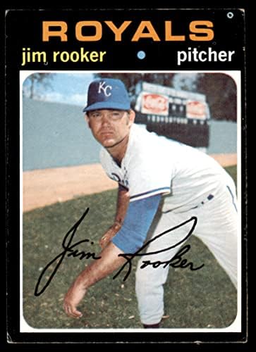 1971. Topps 730 Jim Rooker Kansas City Royals Ex Royals