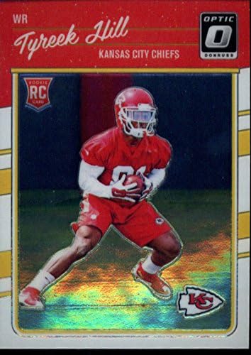 Donruss Optic 117 Tyreek Hill Kansas City Chiefs Rookie Football Card